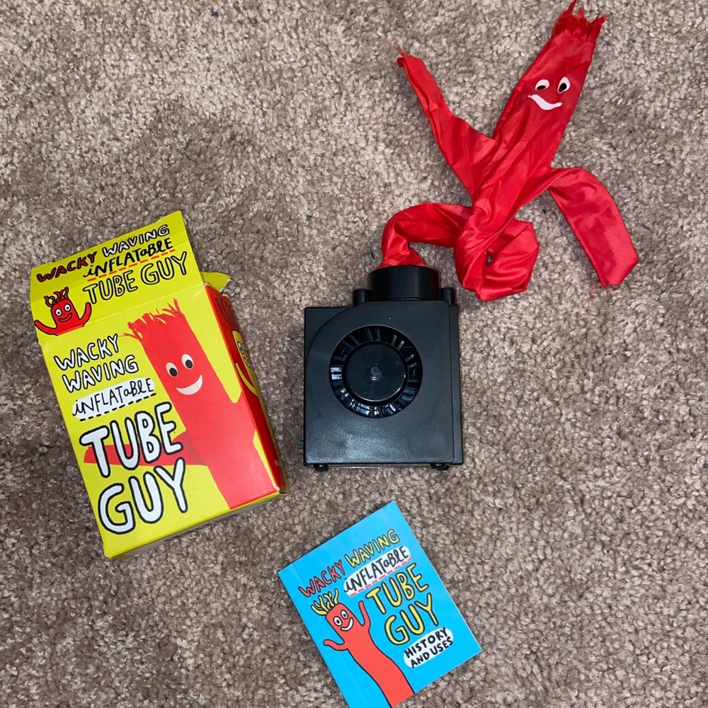 Wacky inflatable tube